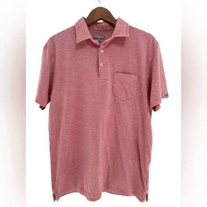 Fish Hippie STRIPE PERFORMANCE POLO Men’s Size Medium